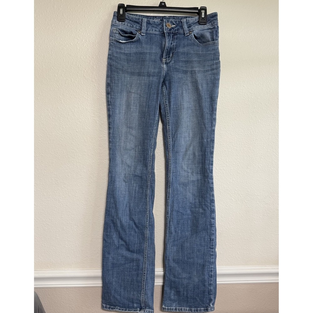 Wrangler Jeans Womens 3 Boot Cut Low Rise Medium Wash Stretch Denim 26x32